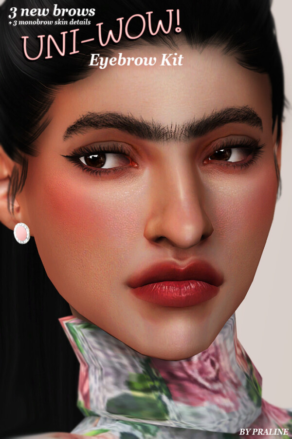 Praline Sims: Uni Wow Eyebrow Kit