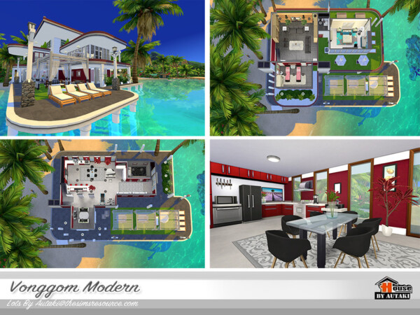 The Sims Resource: Vonggom Modern House by autaki