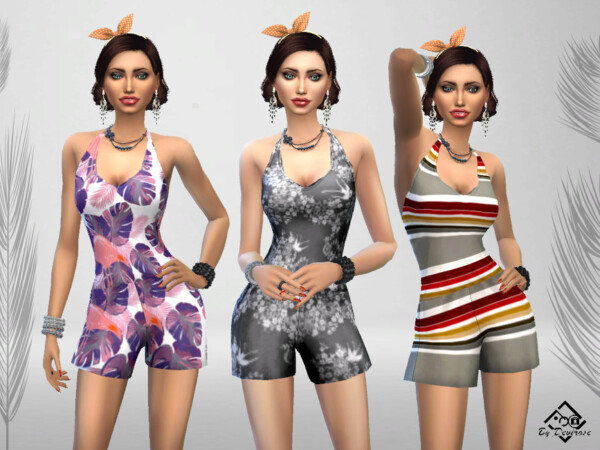 The Sims Resource: Sweet Summer Jumpsuit by Devirose