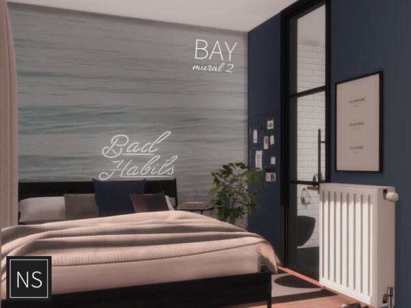 The Sims Resource: Bay Wall Murals by Networksims