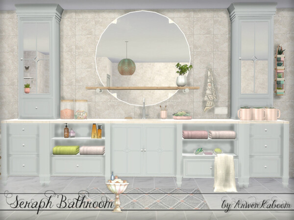 The Sims Resource: Seraph Bathroom by  ArwenKaboom