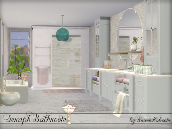 The Sims Resource: Seraph Bathroom by  ArwenKaboom