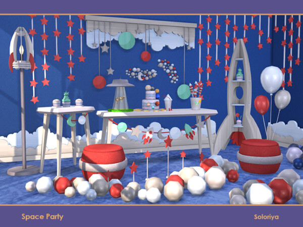 The Sims Resource: Space Party by soloriya
