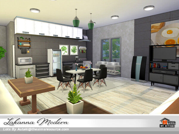 The Sims Resource: Lakanna Modern House NoCC  by Autaki