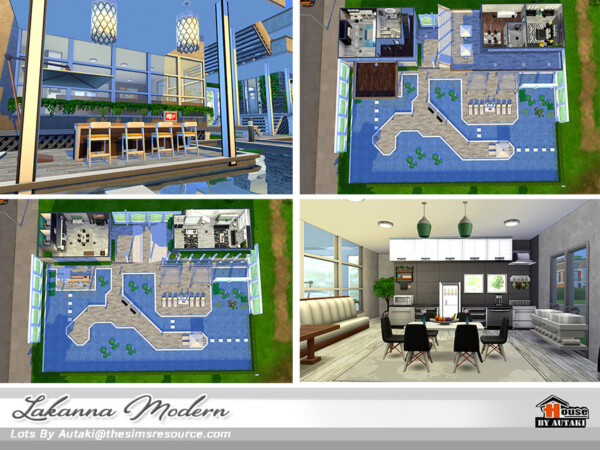 The Sims Resource: Lakanna Modern House NoCC  by Autaki