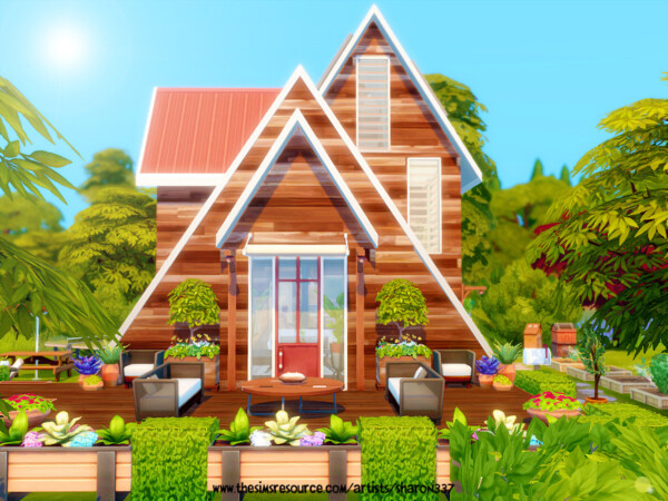 The Sims Resource: A Frame Cottage Nocc by sharon337