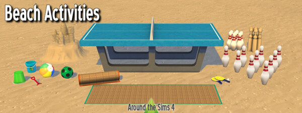 Around The Sims 4: Beach activities