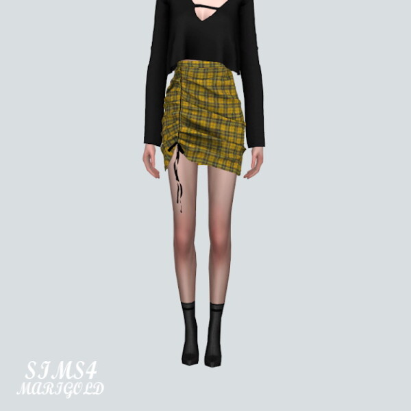 SIMS4 Marigold: E Shirring Mini Skirt Pattern V