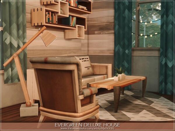 The Sims Resource: Evergreen Deluxe House by MychQQQ