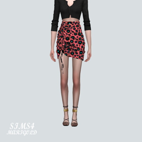 SIMS4 Marigold: E Shirring Mini Skirt Pattern V