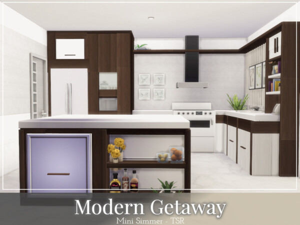 The Sims Resource: Modern Getaway house by Mini Simmer