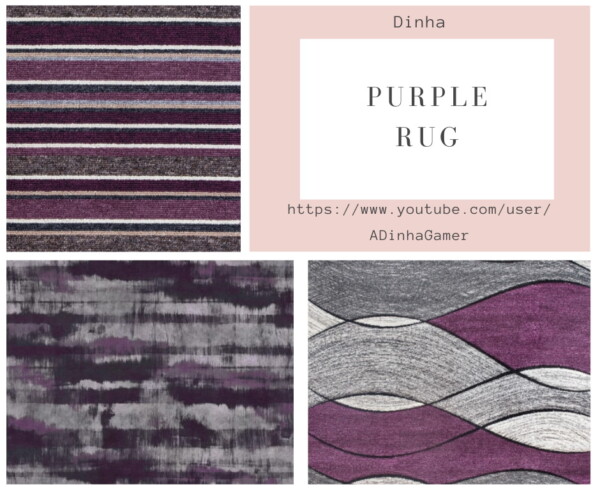 Dinha Gamer: Rug Purple Collection