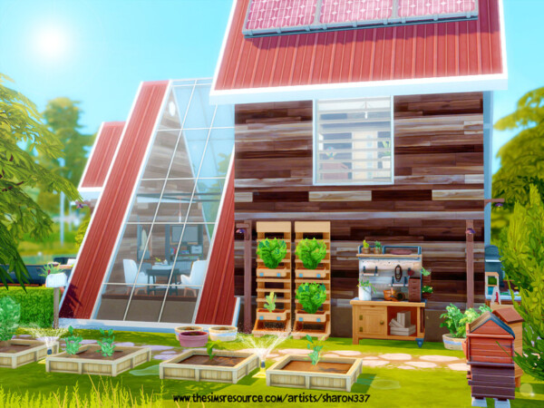 The Sims Resource: A Frame Cottage Nocc by sharon337