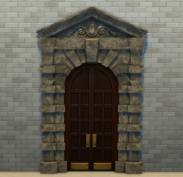 Mod The Sims: University Build Mode recolors in an ancient stone motif by xordevoreaux
