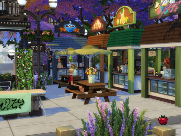 The Sims Resource: Daisy flower shop no cc by melapples
