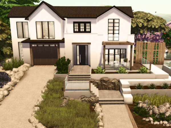 The Sims Resource: Big Modern Family House No CC by Sarina Sims
