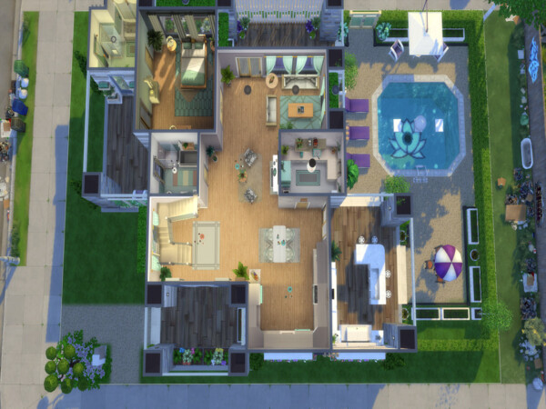 The Sims Resource: Felicity Court House by LJaneP6