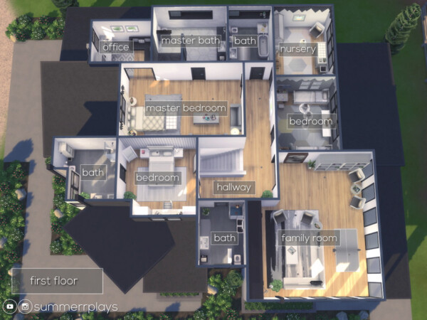 The Sims Resource: Modern Family Home by Summerr Plays