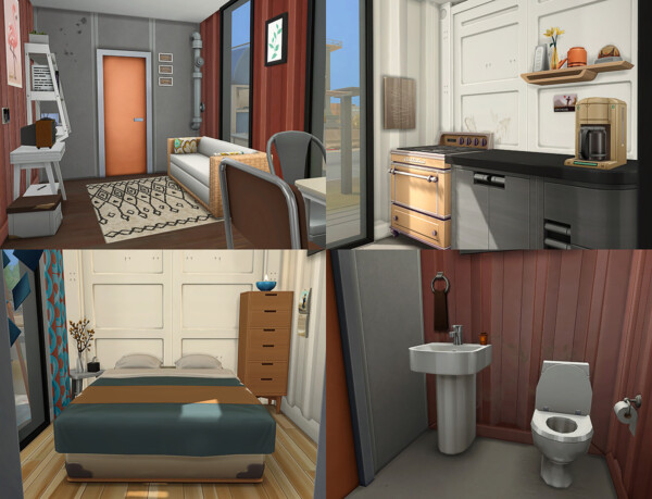 Simsontherope: Container Duo Starter House