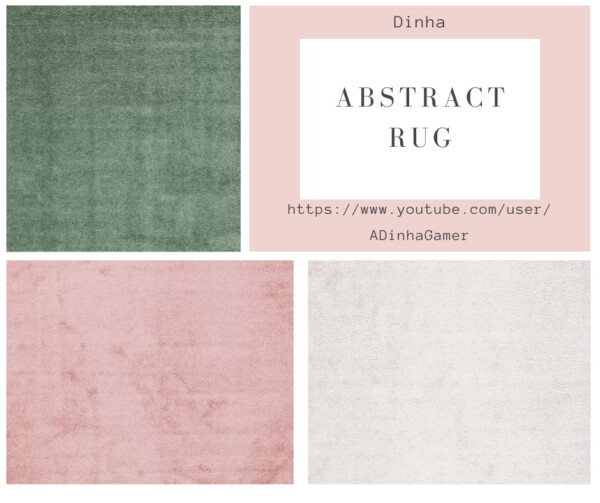 Dinha Gamer: Abstract Painting and Rug