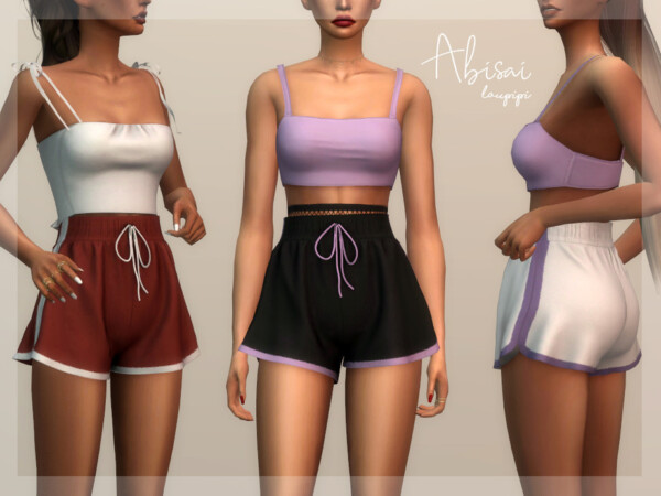 The Sims Resource: Abisai Shorts by Laupipi