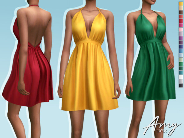 The Sims Resource: Amy Dress by Sifix