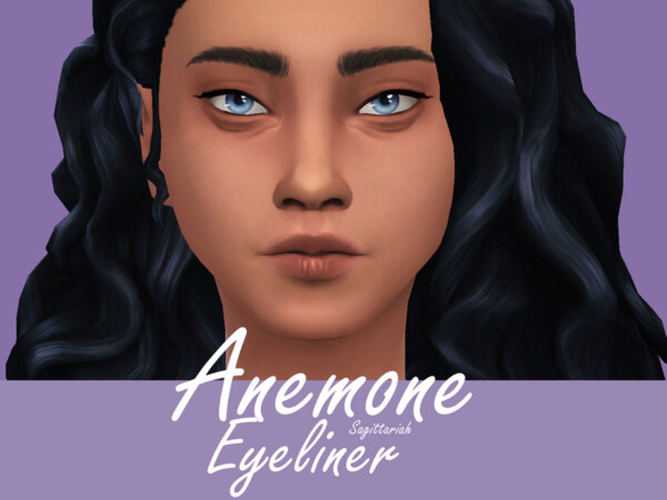 The Sims Resource: Anemone Eyeliner by Sagittariah