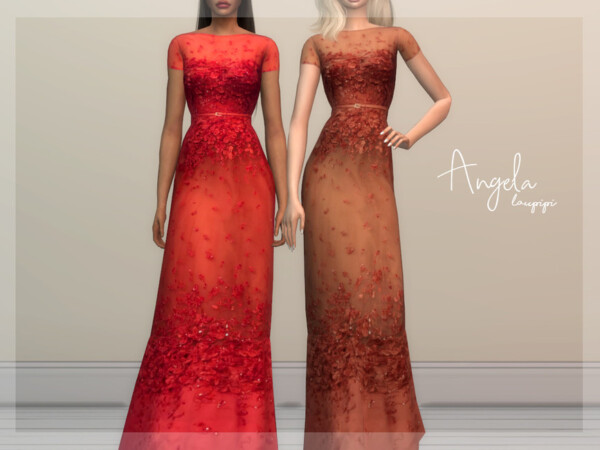 The Sims Resource: Angela Dress by Laupipi