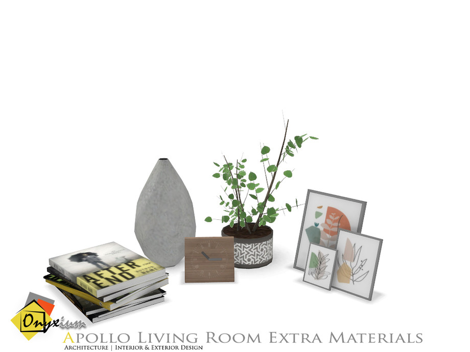 Apollo Living Room Extra Materials by Onyxium from TSR