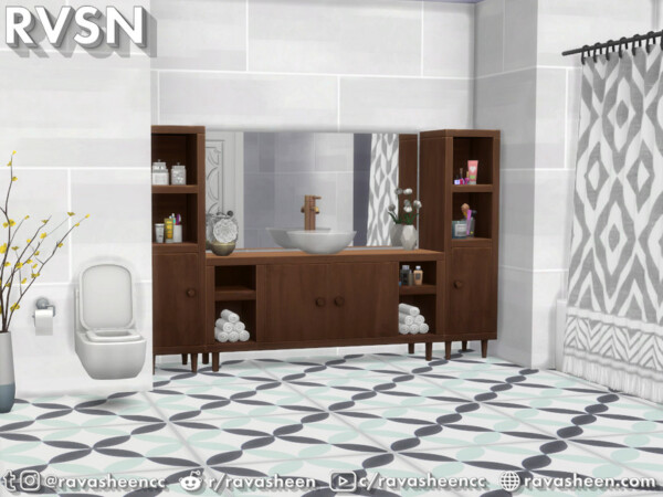 The Sims Resource: Bidet As It May Bathroom Set by RAVASHEEN