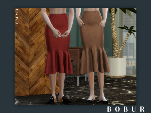 The Sims Resource: Emma skirt by Bobur