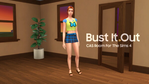 Mod The Sims: Bust It Out The Sims Bustin Out Inspired CAS Room by littledica