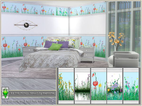 The Sims Resource: By the Pond Walls by marcorse