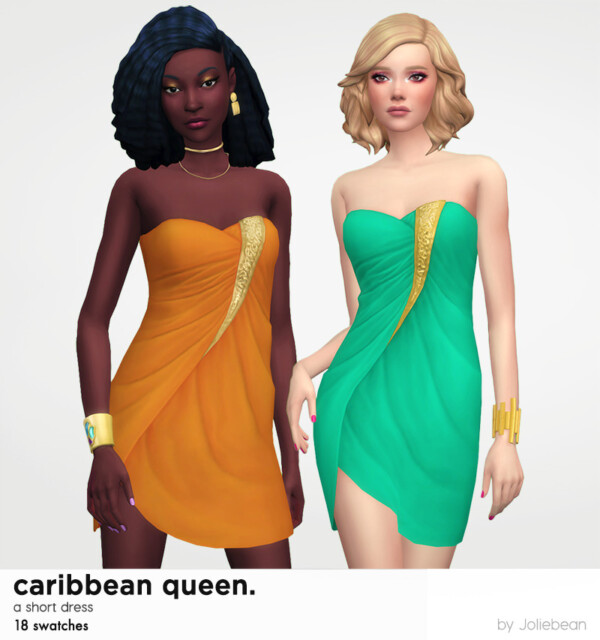 Joliebean: Caribbean Queen short dress
