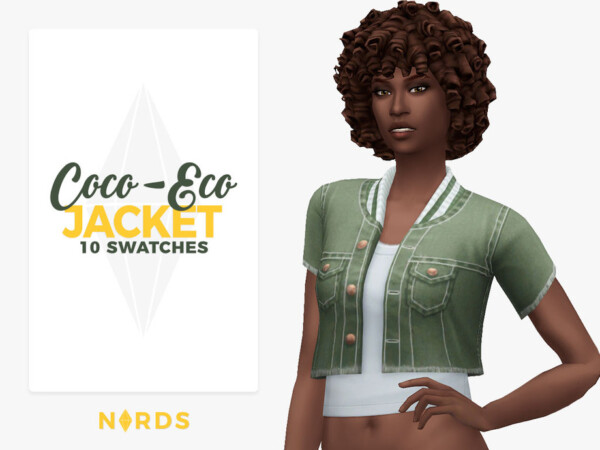 The Sims Resource: Coco Eco Jacket by Nords