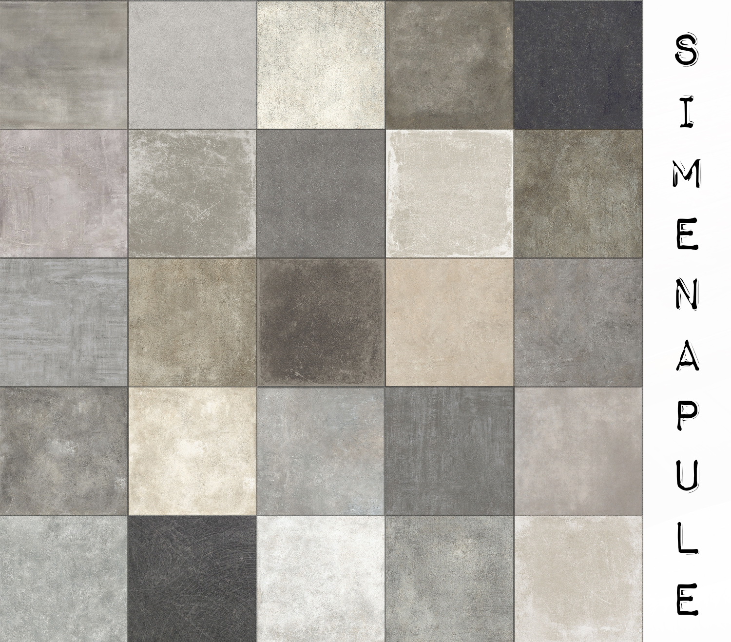 concrete tiles floor