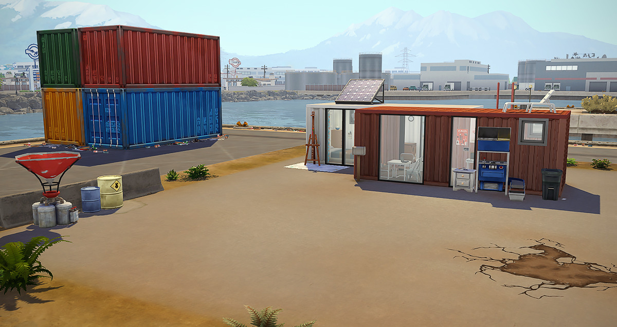 Simsontherope: Container Duo Starter House • Sims 4 Downloads