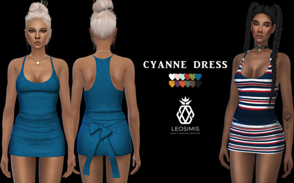 Leo 4 Sims: Cyanne Dress