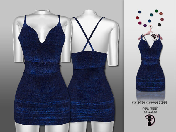 The Sims Resource: Dafne Dress C188 by turksimmer