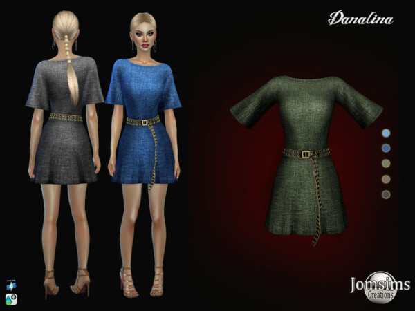 The Sims Resource: Danalina dress by jomsims