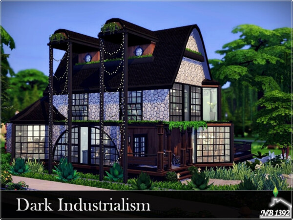 The Sims Resource: Dark Industrialism House by nobody1392
