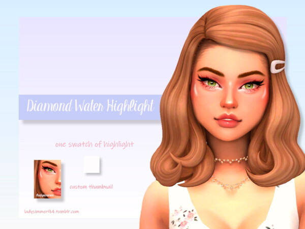 The Sims Resource: Diamond Water Highlight by LadySimmer94