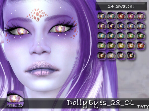 The Sims Resource: Dolly Eyes 28 by tatygagg
