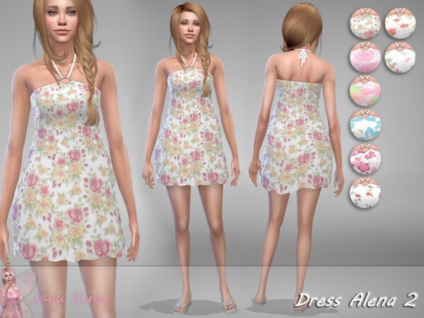 The Sims Resource: Dress Alena 2 by Jaru Sims