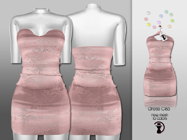 The Sims Resource: Dress C185 by turksimmer