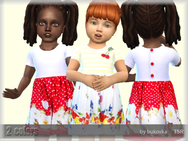 The Sims Resource: Dress Flowers by bukovka