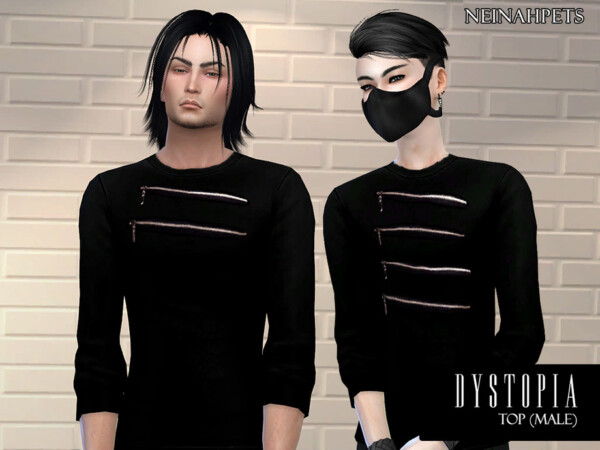 The Sims Resource: Dystopia Top by neinahpets