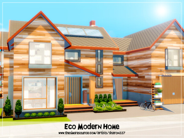 The Sims Resource: Eco Modern Home  No cc by sharon337