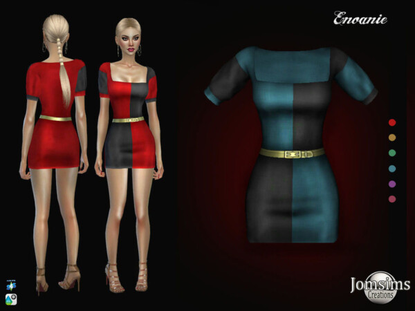 The Sims Resource: Enoanie dress by jomsims