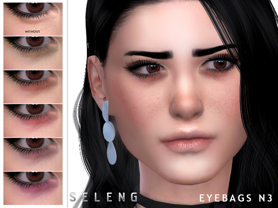 The Sims Resource: Eyebags N3 by Seleng • Sims 4 Downloads